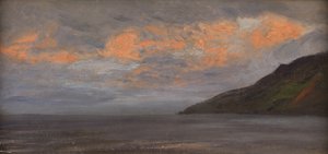 Coucher de soleil sur la côte - Henry Moore
