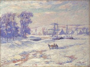 Neige à Quimper, 1909 - Henry Moret