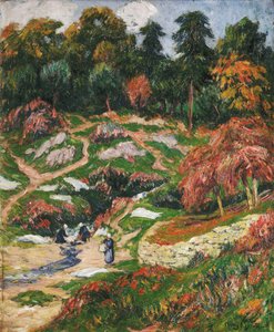 Le Lavoir à Doëlan, Finistère - Henry Moret