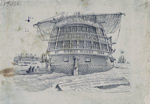 Couverture pour les croquis de navires de Henry Moses - Henry Moses