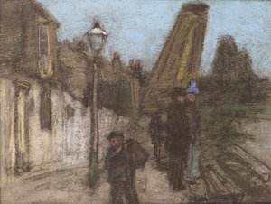 Maison sur une rive de la Tamise - Henry Muhrmann