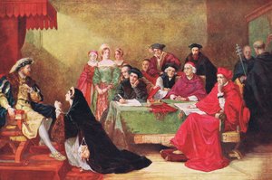 Le procès de la reine Catherine, illustration de 