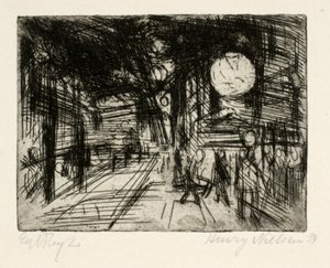 Scène de rue, nuit d