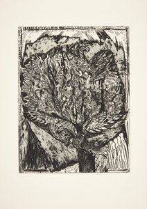 Løkken. Paysage de dunes avec panneau - Henry Nielsen