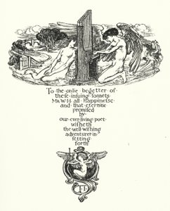 Sonnets de Shakespeare, dédicace - Henry Ospovat
