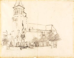 Church, St.-Germain-des-Prés, France - Henry Ossawa Tanner