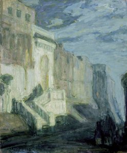 Clair de lune : Murs de Tanger, vers 1913-14 - Henry Ossawa Tanner