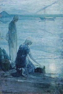 Moïse dans les buissons - Henry Ossawa Tanner