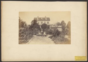 Manoir de John E. Seabrook, depuis le jardin. Île d