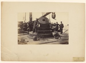 Mortier [sur la] goélette américaine C.P. Williams, Port Royal, S.C.