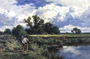 La rivière Lea, près de Broxbourne dans le Hertfordshire