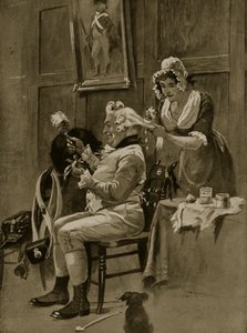 Préparation pour le défilé, 1799, illustration de 
