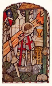 Sir Galahad. Conception pour une fenêtre à Kelvin-Side, Glasgow, vers 1914 - Henry Payne