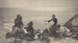 Bavardage sur la plage