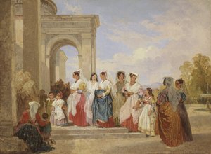 La procession au baptême - Henry Penry Williams