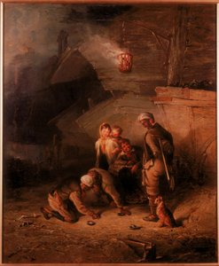 Mineurs jouant aux quilles - Henry Perlee Parker