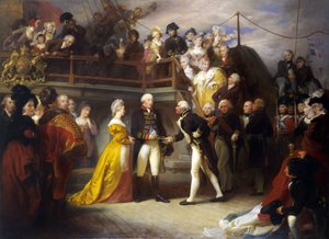 Visite du roi George III (1738-1820) - Henry Perronet Briggs