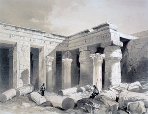 Medinet Abou, Thèbes, Égypte, XIXe siècle - Henry Pilleau