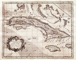 Les îles des Grandes Antilles - Henry Popple