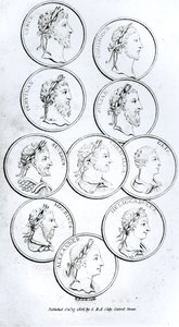 Portraits des empereurs romains, de 