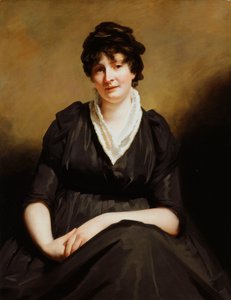 Dundas de Dundas assis, trois-quarts, portant une robe de charbon - Henry Raeburn