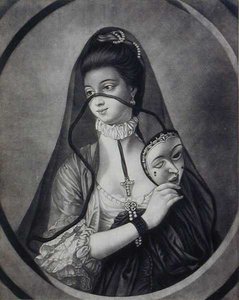 La nonne démasquée, gravée par Carington Bowles - Henry Robert (after) Morland