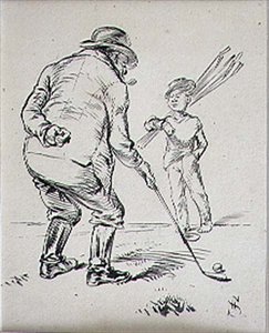 Le dernier putt, illustration du magazine 