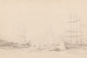 Navires dans le port de Falmouth