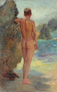 Le baigneur, 1912 - Henry Scott Tuke