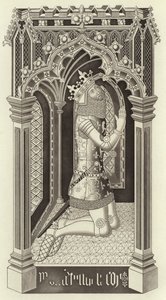 Édouard III, vers 1355, de la chapelle Saint-Étienne, Westminster - Henry Shaw