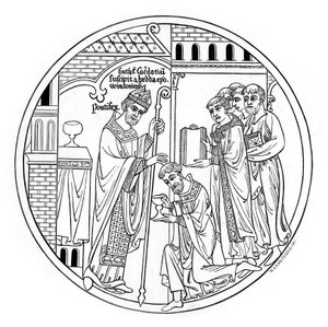 Hedda de Winchester consacre Saint Guthlac