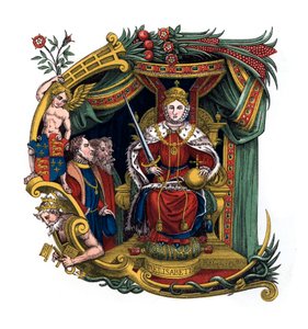 Lettre initiale C, 1563, 1843 - Henry Shaw