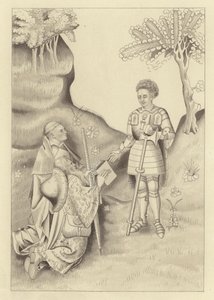 John Lydgate présentant son livre au Comte de Salisbury - Henry Shaw
