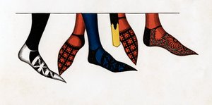 Les bas et chaussures portés par les princes à la cour d
