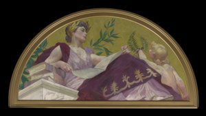 Muse de la littérature, 1893 - Henry Siddons Mowbray