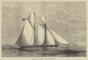 Le yacht Hildegarde du Prince de Galles - Henry Spernon Tozer
