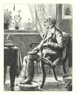 Un Père lisant la Bible - Henry Stacey (after) Marks