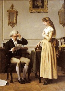 Le compte de la couturière - Henry Stacey Marks