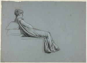 Femme assise s