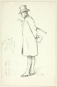Étude de la figure de la visite épiscopale - Henry Stacy Marks