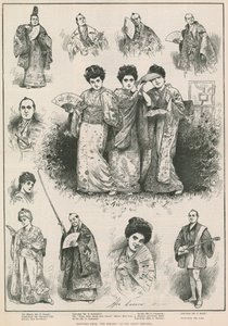 Croquis de The Mikado au Savoy Theatre - Henry Stephen Ludlow