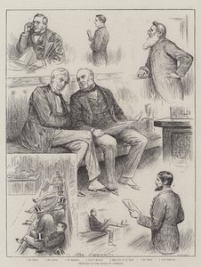 Croquis à la Chambre des Communes