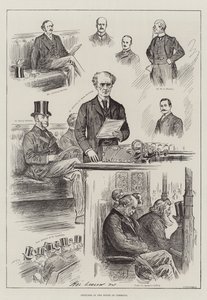 Croquis à la Chambre des communes
