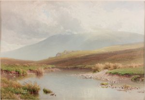 Paysage montagneux, fin du 19ème siècle - Henry Sutton Palmer