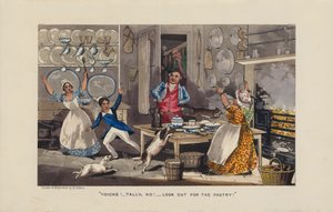 Chaos dans la cuisine - Henry Thomas (after) Alken