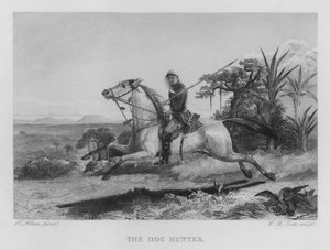 Le chasseur de sangliers (gravure)