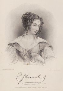 Comtesse Teresa Guiccioli, maîtresse de Lord Byron (gravure) - Henry Thomas (after) Ryall