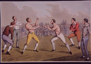 Combat de boxe à mains nues - Henry Thomas Alken