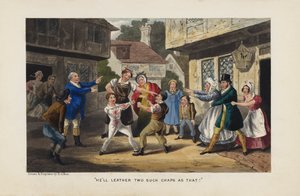 Garçons se battant - Henry Thomas Alken