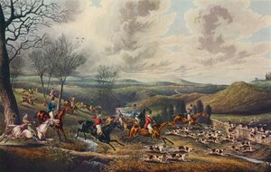 Chasse du chevreuil : Plein cri, vers 1800, 1922 - Henry Thomas Alken